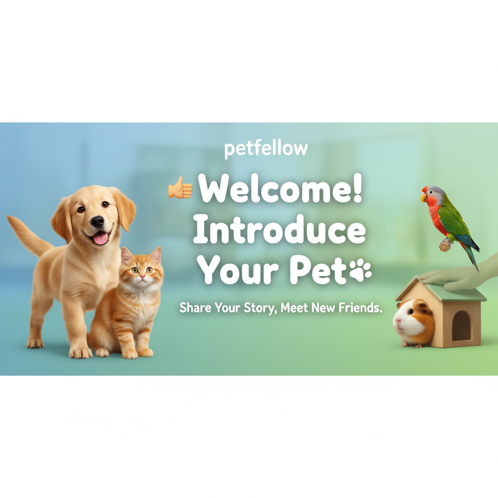 Welcome! Introduce Your Pet